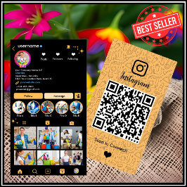 Tarjeta De Visita Limpieza de empleados domésticos Código QR en Inst