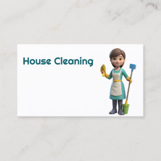 Tarjeta De Visita Limpieza de la casa