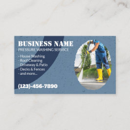 Tarjeta De Visita Limpieza de la manguera de lavado a presión Lavado