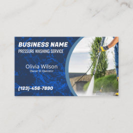 Tarjeta De Visita Limpieza de la manguera de lavado eléctrico con pr