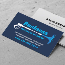 Tarjeta De Visita Limpieza de la marina del lavaparabrisas con laval