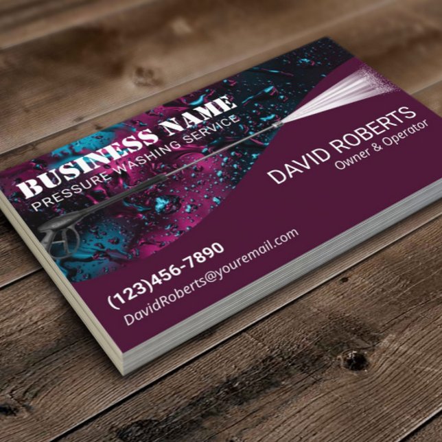 Tarjeta De Visita Limpieza de la ventana de lavado eléctrico de lava (Subido por el creador)