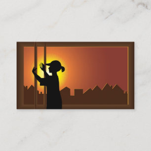 Tarjeta De Visita Limpieza de negocio