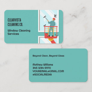 Tarjeta De Visita Limpieza de ventanas