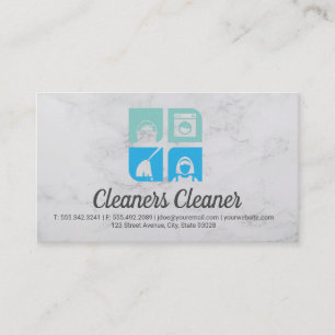Tarjeta De Visita Limpieza del hogar   Servicio de empleada doméstic