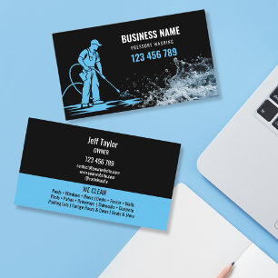 Tarjeta De Visita Limpieza profesional a presión Limpieza de poder T