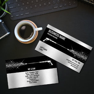 Tarjeta De Visita Limpieza profesional con hidrolimpiadora Negocio d