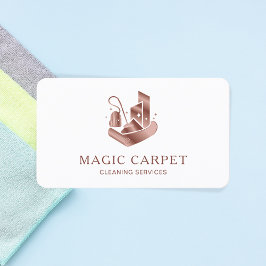 Tarjeta De Visita Limpieza profesional de alfombras, limpieza de sue