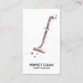 Tarjeta De Visita Limpieza profesional de alfombras y limpieza de su