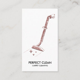 Tarjeta De Visita Limpieza profesional de alfombras y limpieza de su