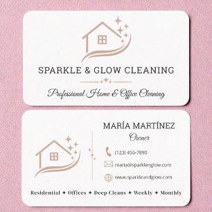Tarjeta De Visita Limpieza Profesional de Hogares