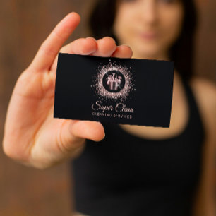 Tarjeta De Visita Limpieza Profesional de Hogares Servicio de Limpie