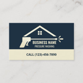 Tarjeta De Visita Limpieza sencilla de la manguera de lavado con cor