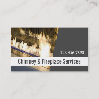 Tarjeta De Visita Limpieza y reparación de chimenea de barrido de ch