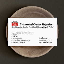 Tarjeta De Visita Limpieza y reparación de chimeneas