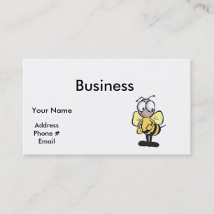 Tarjeta De Visita linda abeja bumblebee pequeña