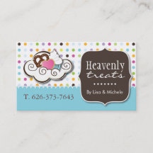 Tarjeta de visita linda de la magdalena, del