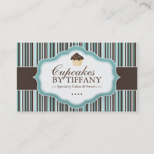 Tarjeta de visita linda de la panadería