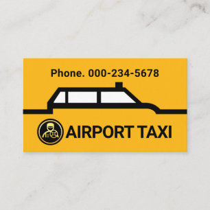 Tarjeta De Visita Línea de ruta fronteriza de taxi
