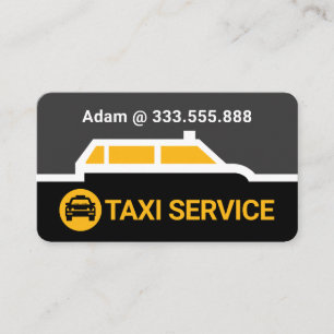 Tarjeta De Visita Línea de Ruta Fronteriza de Taxis