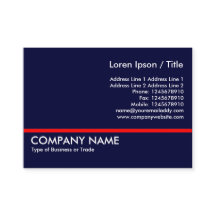 Línea roja - azul marino