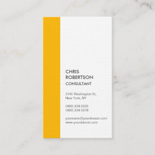 Tarjeta De Visita Línea vertical premium Minimalista moderna
