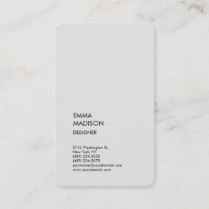 Tarjeta De Visita Línea vertical profesional Minimalista premium