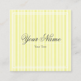 Tarjeta de visita - Líneas - Amarillo