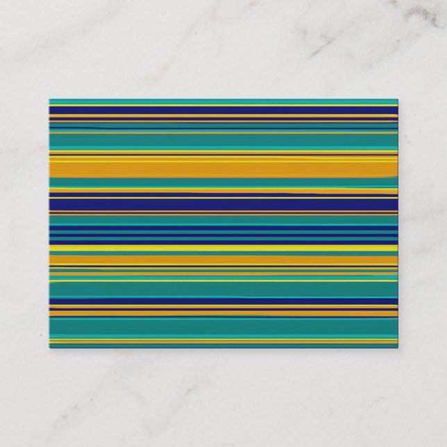 Tarjeta De Visita Líneas coloreadas (Anverso)