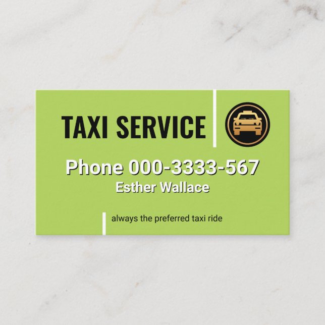 Tarjeta De Visita Líneas de conducción verticales simples y minimali (Anverso)