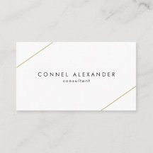 Líneas de oro simples modernas