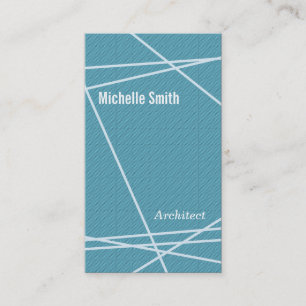 Tarjeta De Visita Líneas Modernas