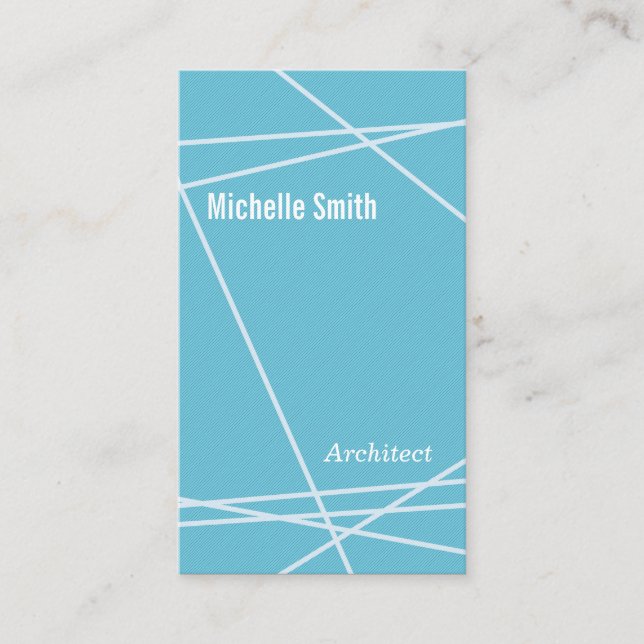 Tarjeta De Visita Líneas modernas (Anverso)