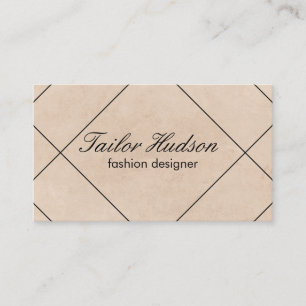 Tarjeta De Visita Líneas modernas / textura