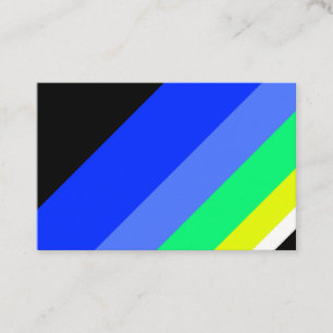 Tarjeta De Visita Líneas oscuras