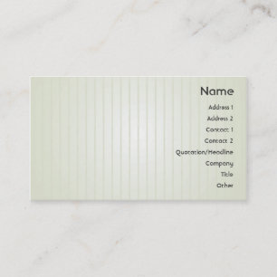 Tarjeta De Visita Líneas Verdes - negocio