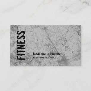 Tarjeta De Visita Linen Moderno entrenador personal Fitness Sport