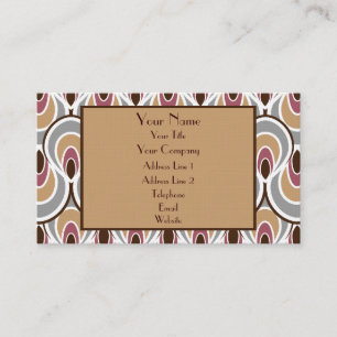 Tarjeta De Visita Lino elegante del lujo del diseño del art déco