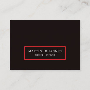 Tarjeta De Visita Lino Premium Elegante Plano Minimalista Negro
