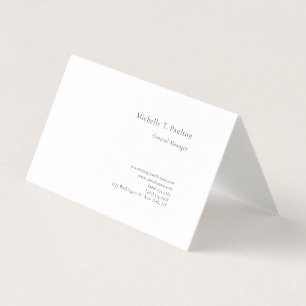 Tarjeta De Visita Lino Premium Minimalista Moderno