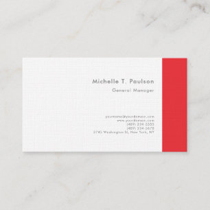 Tarjeta De Visita Lino Premium Minimalista Moderno
