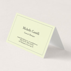 Tarjeta De Visita Lino Premium Profesional Único Clásico Liso