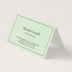 Tarjeta De Visita Lino Premium Profesional Único Clásico Pastel