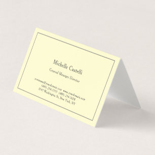 Tarjeta De Visita Lino Premium Profesional Único Clásico Simple