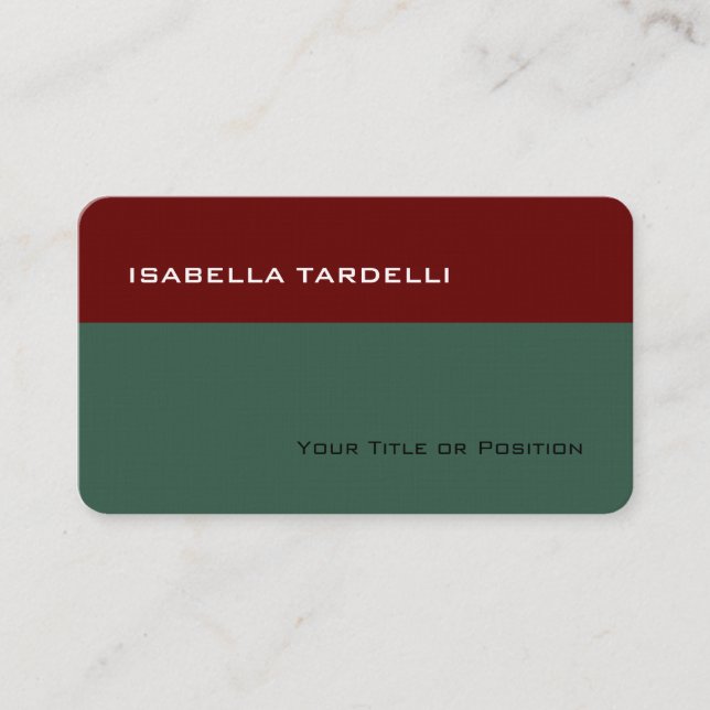 Tarjeta De Visita Lino sencillo elegante y premium (Anverso)