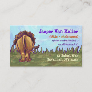 Tarjeta De Visita Lion Business Card