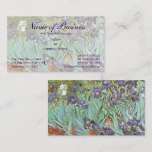 Tarjeta De Visita Lirios de Vincent van Gogh