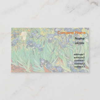 Tarjeta De Visita Lirios, Vincent van Gogh