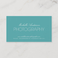 TARJETA DE VISITA LISA DE LA FOTOGRAFÍA DEL