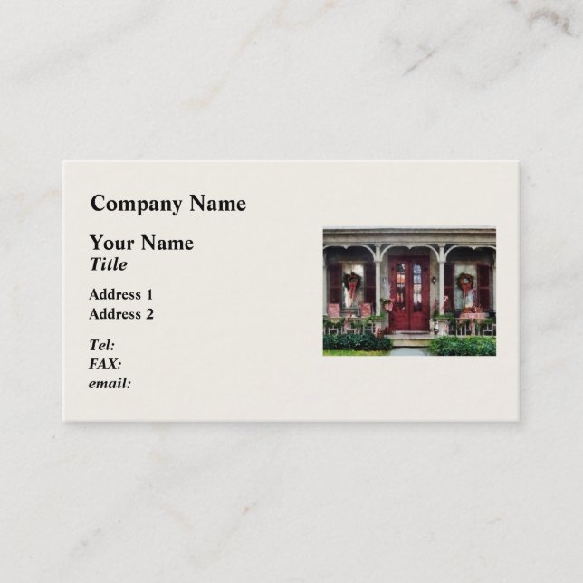 Tarjeta De Visita Listo para Navidades (Anverso)